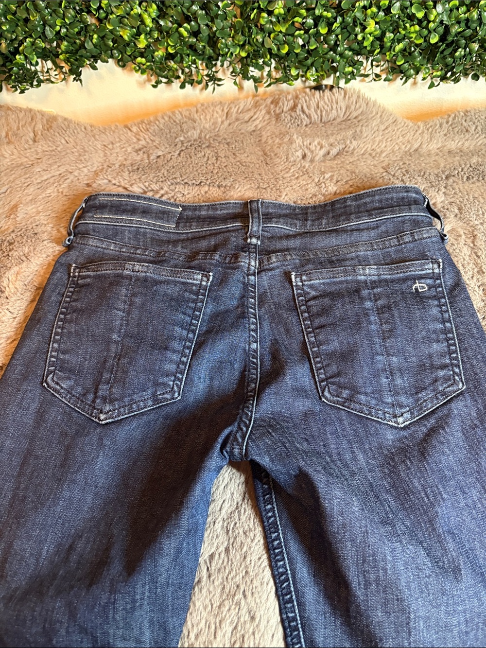 rag & bone Dark Indigo Skinny Jeans Size 26 - Picture 3 of 6
